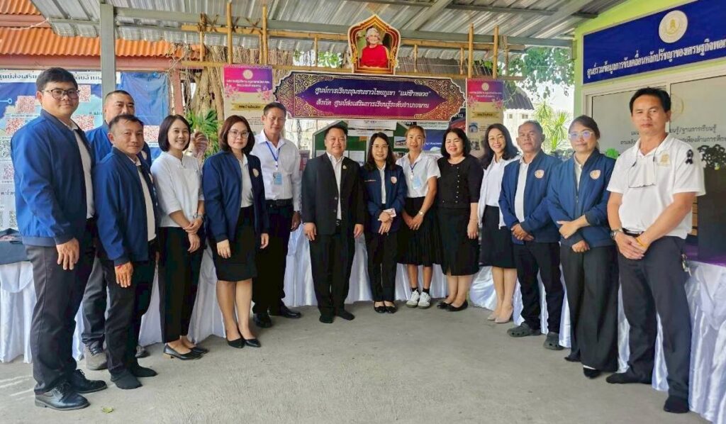 687741447_122209278500571109_1045769133089584335_n-1024x598 ร่วมต้อนรับและให้ข้อมูลการประเมินผลงานโครงการสถานศึกษาสีขาว ปลอดยาเสพติดและอบายมุข ปีการศึกษา 2568