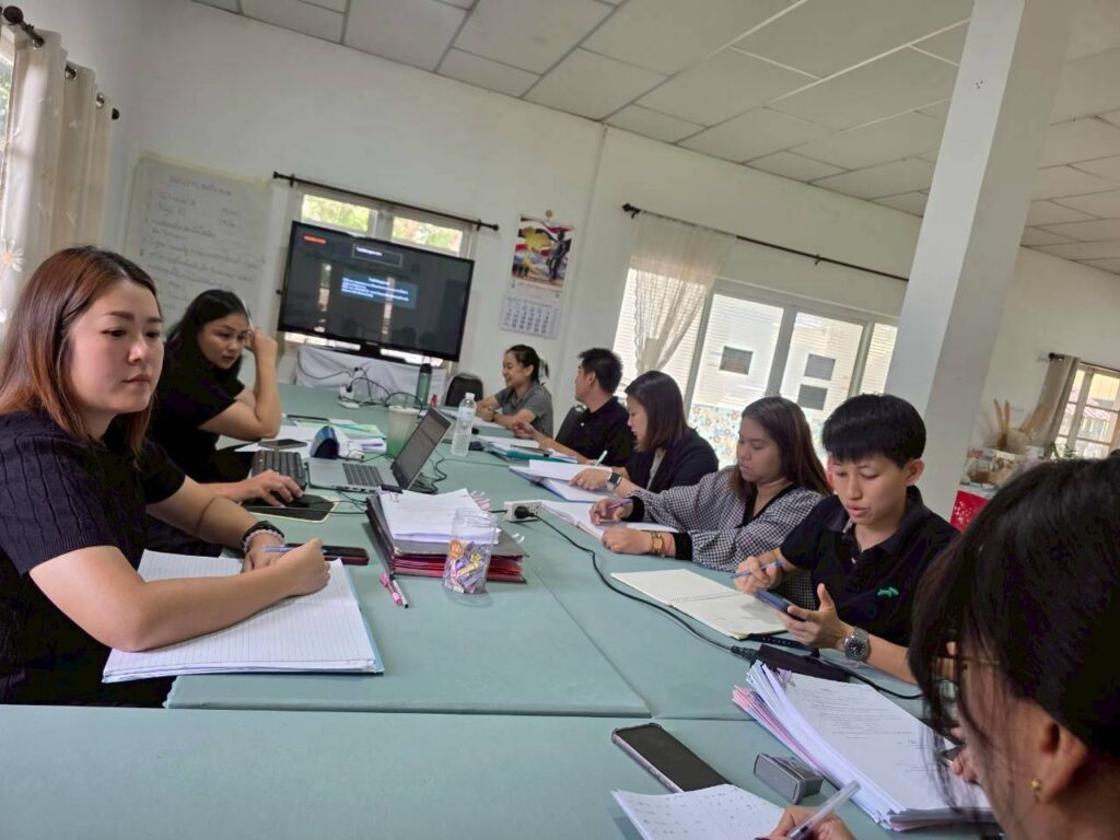 696350749_122210649548571109_5392429465310684972_n-1024x768 ประชุมชี้แจงการกรอกข้อมูลลงในแพลตฟอร์ม DOLE Zero Dropout