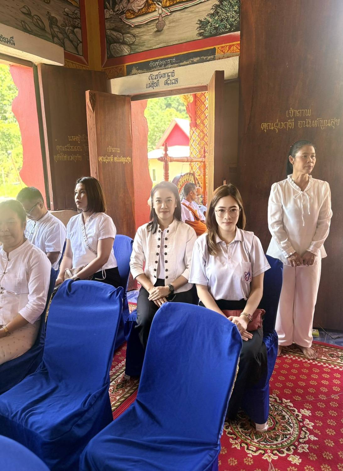 266213_0 เข้าร่วมพิธีบำเพ็ญกุศลถวายพระพันปีหลวงอำเภอเวียงชัย ประจำเดือนพฤษภาคม