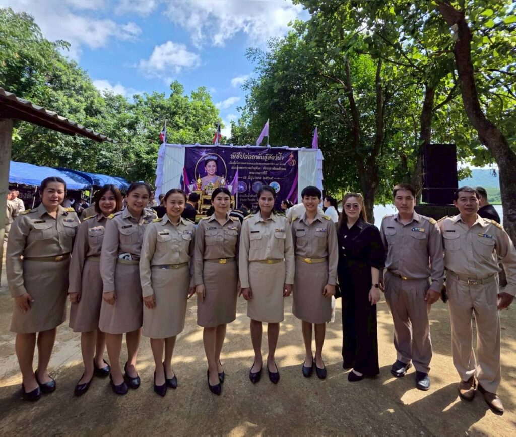 721465536_122213842652571109_4768006475150864382_n-1024x867 พิธีปล่อยพันธุ์สัตว์น้ำเฉลิมพระเกียรติและถวายเป็นพระราชกุศล แด่สมเด็จพระนางเจ้าสุทิดา พัชรสุธาพิมลลักษณ พระบรมราชินี เนื่องในโอกาสวันเฉลิมพระชนมพรรษา 48 พรรษา