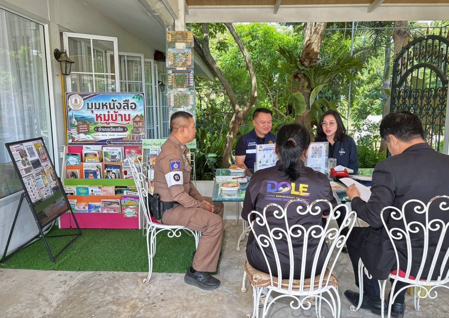 724980121_27970069322599442_488397606782507906_n ประเมินคัดเลือกมุมหนังสือหมู่บ้านดีเด่น (Co-Reading Space) ประจำปีงบประมาณ พ.ศ. 2569