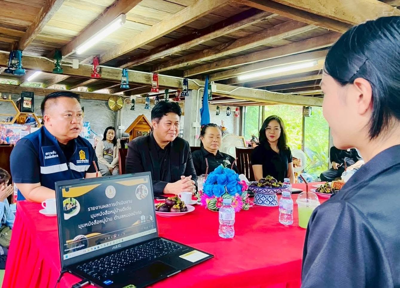 727242739_27970075822598792_4306980929902037726_n ประเมินคัดเลือกมุมหนังสือหมู่บ้านดีเด่น (Co-Reading Space) ประจำปีงบประมาณ พ.ศ. 2569